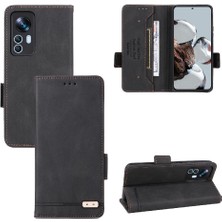 BDT Boutique Xiaomi 12T 5g Için Kılıf Deri Folio Flip Case Koruyucu Kapak Tam (Yurt Dışından)