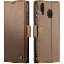 BDT Boutique Samsung Galaxy A20/A30/M10S Cüzdan Durumda Anti Dolandırıcılık Durumda (Yurt Dışından)