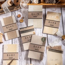 GongtuShop C Stili Journamm Dantel Serisi Malzeme Deco Kırtasiye Scrapbooking Kartları Için Günlük Tutma Yaratıcı Dıy Estetik Malzemeler Kağıt (Yurt Dışından)