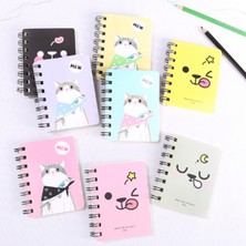 GongtuShop Tip2 Stili Diğer Ute Kawaii Karikatür Bobin Yaratıcı Küçük Defter Küçük Taze Taşınabilir Mini Not Defteri Kırtasiye Kitap Öğrenci Çocuk Hediyeler (Yurt Dışından)