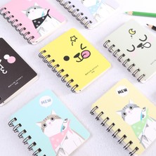 GongtuShop Tip2 Stili Diğer Ute Kawaii Karikatür Bobin Yaratıcı Küçük Defter Küçük Taze Taşınabilir Mini Not Defteri Kırtasiye Kitap Öğrenci Çocuk Hediyeler (Yurt Dışından)