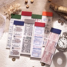 GongtuShop Atuocha Tarzı Çok Bloknotlar Yapışkan Notlar Soluk Bilet Önemsiz Journa Scrapbooking Etiketler Ofis Okul Kırtasiye (Yurt Dışından)