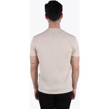 Mckanzie 3753 Oxford Parçalı O Yaka T-shirt