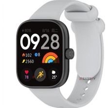 Sneezy Xiaomi Redmi Watch 4 Uyumlu Purelux Soft Yumuşak Silikon Kordon
