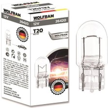 Ampul 12V T20 T20 Jumbo Dipsiz 21 W3X16D