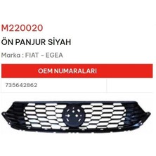 Ön Panjur Siyah Egea