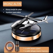 Toniazon  Oto Parfüm Helikopter - Bronz Altın