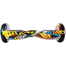 Citymate 12 kg Elektrikli Kaykay Scooter Hoverboard 6.5 Inch Kurukafa Grafity Desenli Akıllı Denge -D01 110