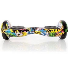 Citymate 12 kg Elektrikli Kaykay Scooter Hoverboard 6.5 Inch Kurukafa Grafity Desenli Akıllı Denge -D01 110