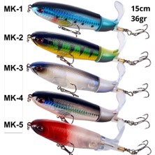 MSO Teknoloji Olta Balıkçılık 15cm - 36gr Süper Yüzücü Popper Rapala Yapay Yem