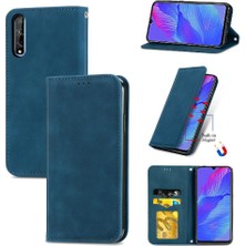 BDT Boutique Huawei Y8P Darbeye Kapak Kapak Basit Iş Cüzdan Deri (Yurt Dışından)