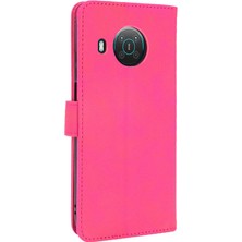 BDT Boutique Kart ile Nokia X10 Tam Koruma Deri Folio Flip Case Için Kılıf (Yurt Dışından)