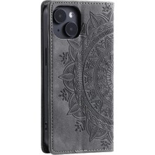 BDT Boutique IPhone 13 Için Kılıf Yan Toka Pu Deri Tam Koruma Kartı Ekleme (Yurt Dışından)