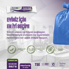 Florex Standart Büyük Boy Mavi Çöp Poşeti x 10 Rulo