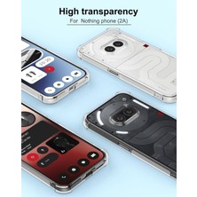 Eabhulie Nothing Phone 2A Için Şeffaf Yumuşak Silikon Tpu Köşe Korumalı Bumper Telefon Kılıfı (Yurt Dışından)
