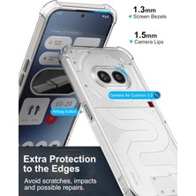 Eabhulie Nothing Phone 2A Için Şeffaf Yumuşak Silikon Tpu Köşe Korumalı Bumper Telefon Kılıfı (Yurt Dışından)