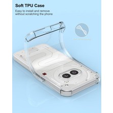 Eabhulie Nothing Phone 2A Için Şeffaf Yumuşak Silikon Tpu Köşe Korumalı Bumper Telefon Kılıfı (Yurt Dışından)