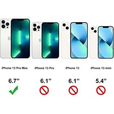 Pirok Store iPhone 13 / 13 Pro / 13 Promax Kamera Korumalı Şeffaf Kılıf