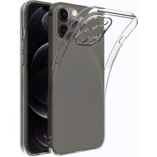 Pirok Store iPhone 13 / 13 Pro / 13 Promax Kamera Korumalı Şeffaf Kılıf