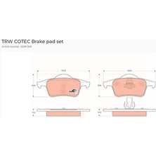 Arka Balata Volvo S60 (2000-2010) S80 (1998-2006) V70 (97-07) XC70 (97-07) S70 (97-00)