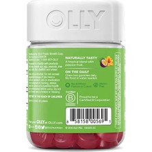 Olly Daily Energy Gummy Caffeine Free Vitamin B12 Coq10&Gojı Berry 60 Gummies