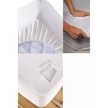 AY Home  Tek  Kışılık  Sıvı  Geçirmez  Alez  Tek  Kışılık  Lastıklı  Çarşaf  Pamuklu  Beyaz Renk    Alez   Mıcro   Fitted   Yatak   Alezi