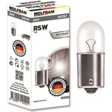 Ampul 24V R5W 67 Ampul 5 BA15S