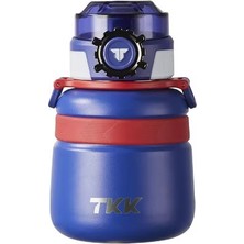 Vagonlife Tkk 600ML Pipetli/pipetsiz Kullanım Askılı Paslanmaz Çelik Termos Matara (Captain America)
