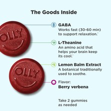 Olly Goodbye Stress Gaba, L-Theanine, Lemon Balm 42 Gummies