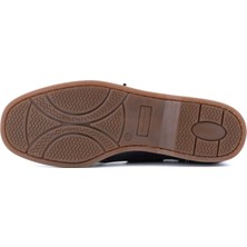 Tamer Tanca Erkek Hakiki Deri Lacivert/kahverengi Casual Ayakkabı 496 B3620 Erk Ayk Y24 Navy/brown