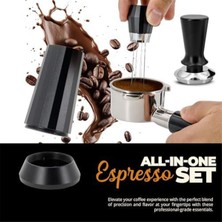 Zeeful 54MM Portafilter Espresso Kit Seti - Paslanmaz Çelik ve Alüminyum Alaşımlı Wdt Aracı ve Yaylı Hassas Sabotaj (Yurt Dışından)