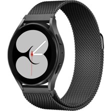 Twinscase Huawei Watch Uyumlu Mıknatıslı  Örgü Metal Hasır Kordon 22MM