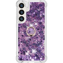 Teleplus Samsung Galaxy S24 Kılıf Sulu Yüzüklü Standlı Milce Kapak