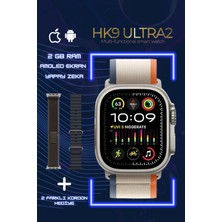 Bakeey Hk9 Ultra 2 Amoled Ekran Siri, Gps, Nfc, Pusula, Sesli Asistan Akıllı Saat Yeni Seri Watch 9 8 7