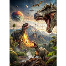 Ekart Ahşap Mdf Puzzle Yapboz Dinozorlar 500 Parça 50*70 cm