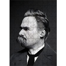 Karizma Tablo Ahşap Mdf Puzzle Yapboz Friedrich Nietzsche 120 Parça 25*35 cm