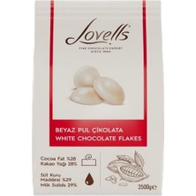 Elit Çikolata Lovells Beyaz Pul Çikolata (2,5kg)