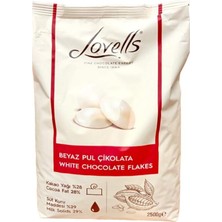 Elit Çikolata Lovells Beyaz Pul Çikolata (2,5kg)