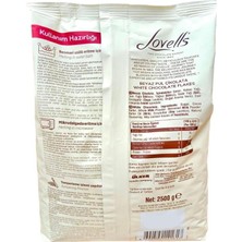 Elit Çikolata Lovells Beyaz Pul Çikolata (2,5kg)