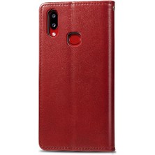 YH Mall Samsung Galaxy A10S Moda Tasarım Kapak Çevirin Cüzdan Fonksiyonu (Yurt Dışından)