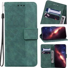 YH Mall Infinix Not 30 Için Geometrik Kabartmalı Flip Folio Kickstand Özelliği (Yurt Dışından)