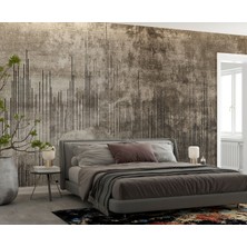 Plustablo Soyut Kahverengi Duvar Kağıdı, Modern Ritim Duvar Kağıdı, Natural Salon Için Duvar Kağıdı