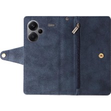 YH Mall Xiaomi Redmi Not 13 Pro Artı Manyetik Deri Fermuar Cüzdan (Yurt Dışından)