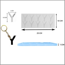 Epoksi Reçine Y Silikon Harf Kalıbı