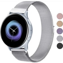 Twinscase Xiaomi Mi Watch Uyumlu Mıknatıslı Örgü Metal Hasır Kordon 22MM