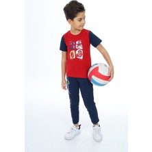 Turkuaz Kids Yüzde Yüz Pamuk Kız Çocuk Pijama Takımı,çocuk Ev Giyim Set, Yumuşak Eşortman Takımı