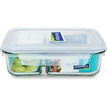 Glasslock Dikdörtgen 2'li Cam Saklama Kabı 920ML