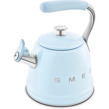 smeg 50's Style Set Üstü Düdüklü Kettle Pastel Mavi 2.3 Lt