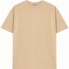 Hanclo Yaz Renkleri 2'li Paket Basic Avrupa Kalıp/oversize Fit Kesim Bisiklet Yaka Kısa Kollu T-Shirt