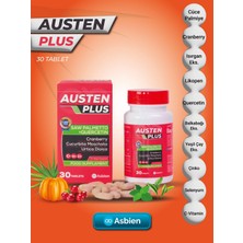 Austen Plus, Cüce Palmiye ( Saw Palmetto ) , Kuersetin, Turna Yemişi, Bal Kabağı , Likopen , Isırgan , Yeşil Çay  Asbien